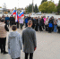 Митинг, посвященный памятной дате - Дню воссоединения ДНР, ЛНР, Запорожской и Херсонской областей с Россией, прошел сегодня в Еткуле - Еткульский район