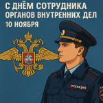 Поздравление с Днем сотрудника органов внутренних дел